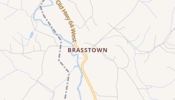 Brasstown, North Carolina map