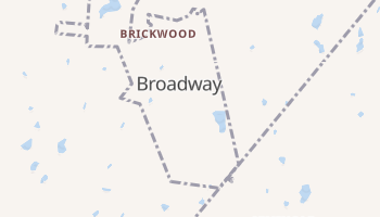 Broadway, North Carolina map