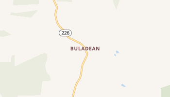 Buladean, North Carolina map