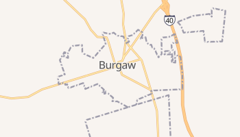 Burgaw, North Carolina map