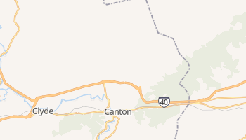 Canton, North Carolina map