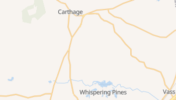 Carthage, North Carolina map