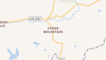 Cedar Mountain, North Carolina map