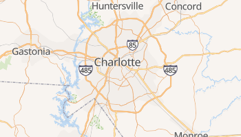 Charlotte, North Carolina map