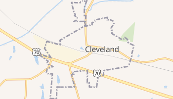Cleveland, North Carolina map