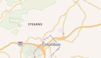 Columbus, North Carolina map