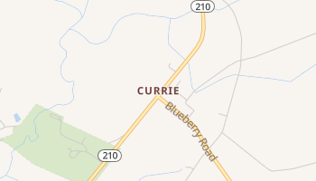 Currie, North Carolina map