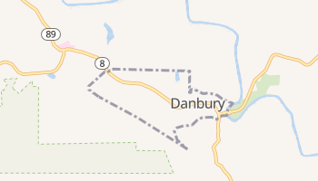 Danbury, North Carolina map
