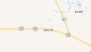Delco, North Carolina map