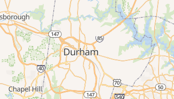 Durham, North Carolina map