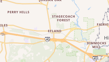 Efland, North Carolina map