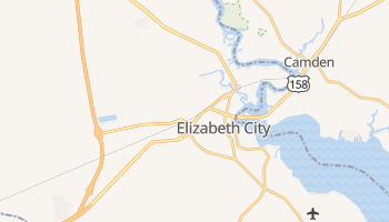 Elizabeth City, North Carolina map