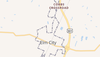 Elm City, North Carolina map