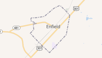 Enfield, North Carolina map