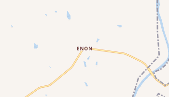 Enon, North Carolina map