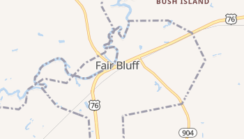 Fair Bluff, North Carolina map