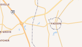 Faison, North Carolina map