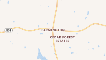 Farmington, North Carolina map
