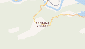 Fontana Village, North Carolina map