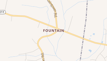 Fountain, North Carolina map