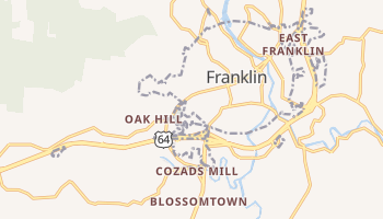 Franklin, North Carolina map