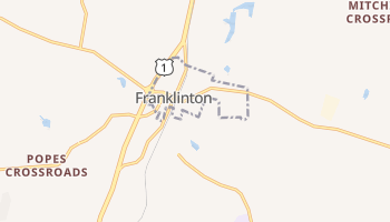 Franklinton, North Carolina map