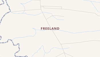 Freeland, North Carolina map