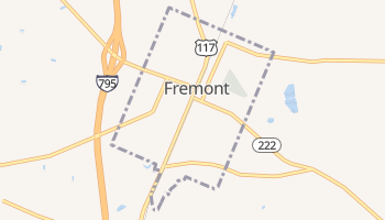 Fremont, North Carolina map