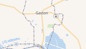 Gaston, North Carolina map