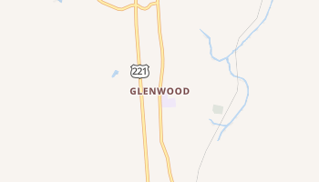Glenwood, North Carolina map