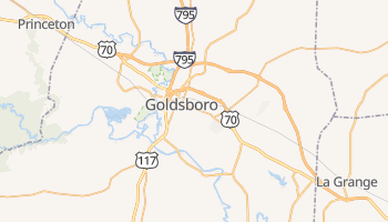 Goldsboro, North Carolina map