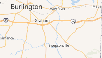 Graham, North Carolina map