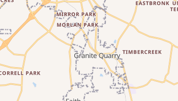 Granite Quarry, North Carolina map