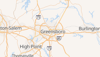 Greensboro, North Carolina map