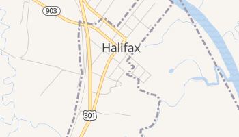 Halifax, North Carolina map