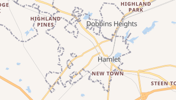 Hamlet, North Carolina map