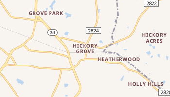 Hickory Grove, North Carolina map