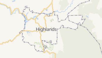 Highlands, North Carolina map