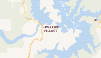 Hiwassee Village, North Carolina map