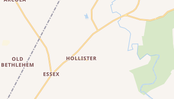 Hollister, North Carolina map