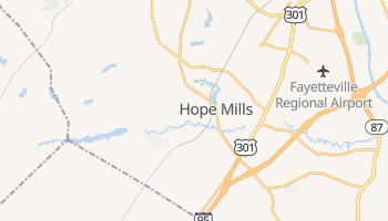 Hope Mills, North Carolina map