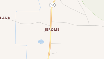 Jerome, North Carolina map