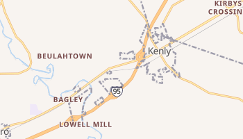 Kenly, North Carolina map