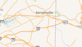 Kernersville, North Carolina map