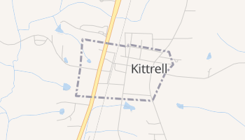 Kittrell, North Carolina map
