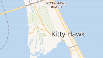 Kitty Hawk, North Carolina map