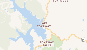 Lake Toxaway, North Carolina map