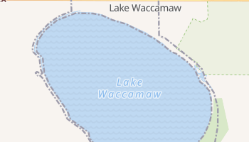 Lake Waccamaw, North Carolina map