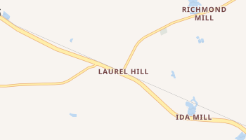 Laurel Hill, North Carolina map