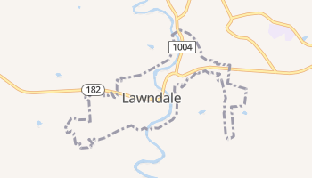Lawndale, North Carolina map